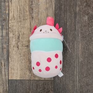 Axolotl Boba Tea Plushy